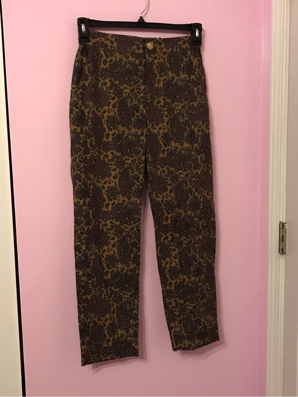 Rachel Comey Paisley printed Cropped Pant size 4